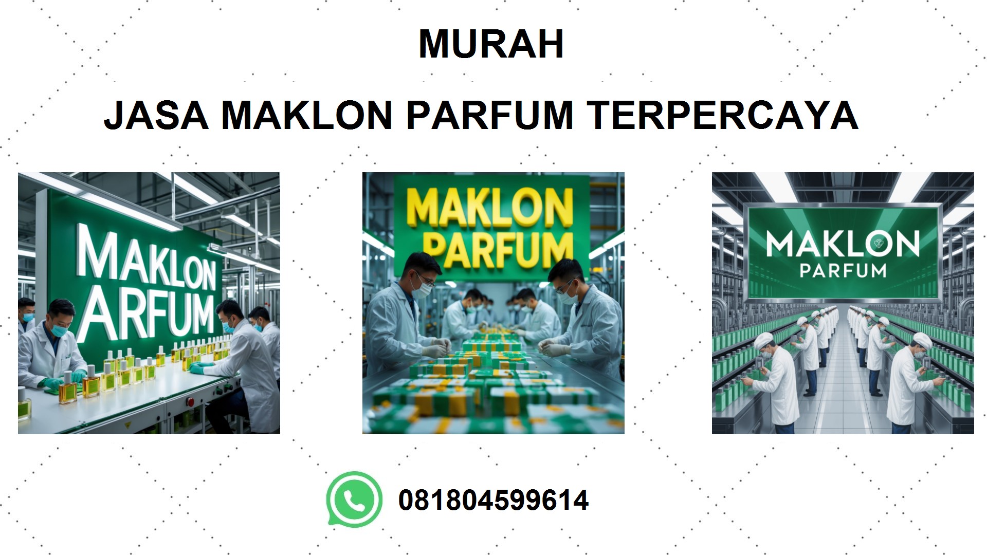 Pabrik Maklon PARFUM Terpercaya - Daftar Harga & Paket Hemat