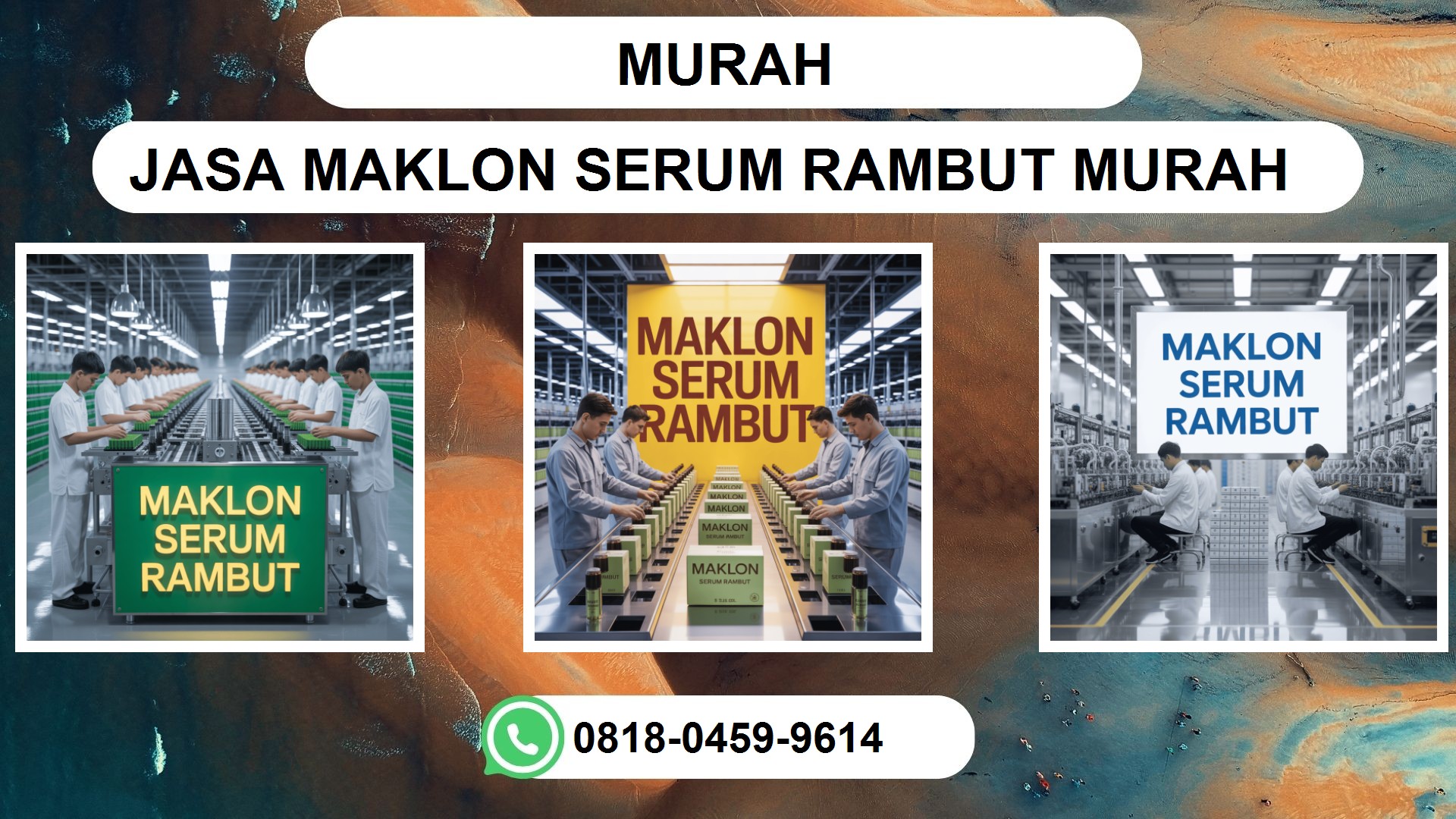 Pabrik Maklon SERUM PENUMBUH RAMBUT Murah - Daftar Harga & Paket Hemat