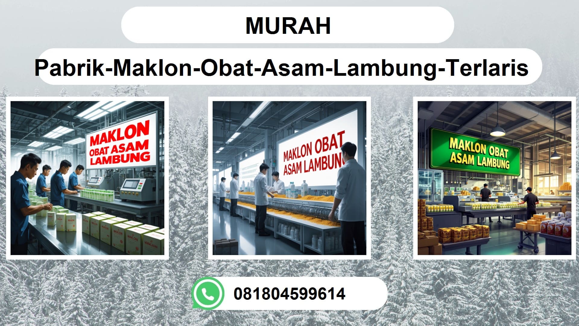 Jasa Maklon OBAT ASAM LAMBUNG Terlaris Murah - Daftar Harga & Paket Hemat