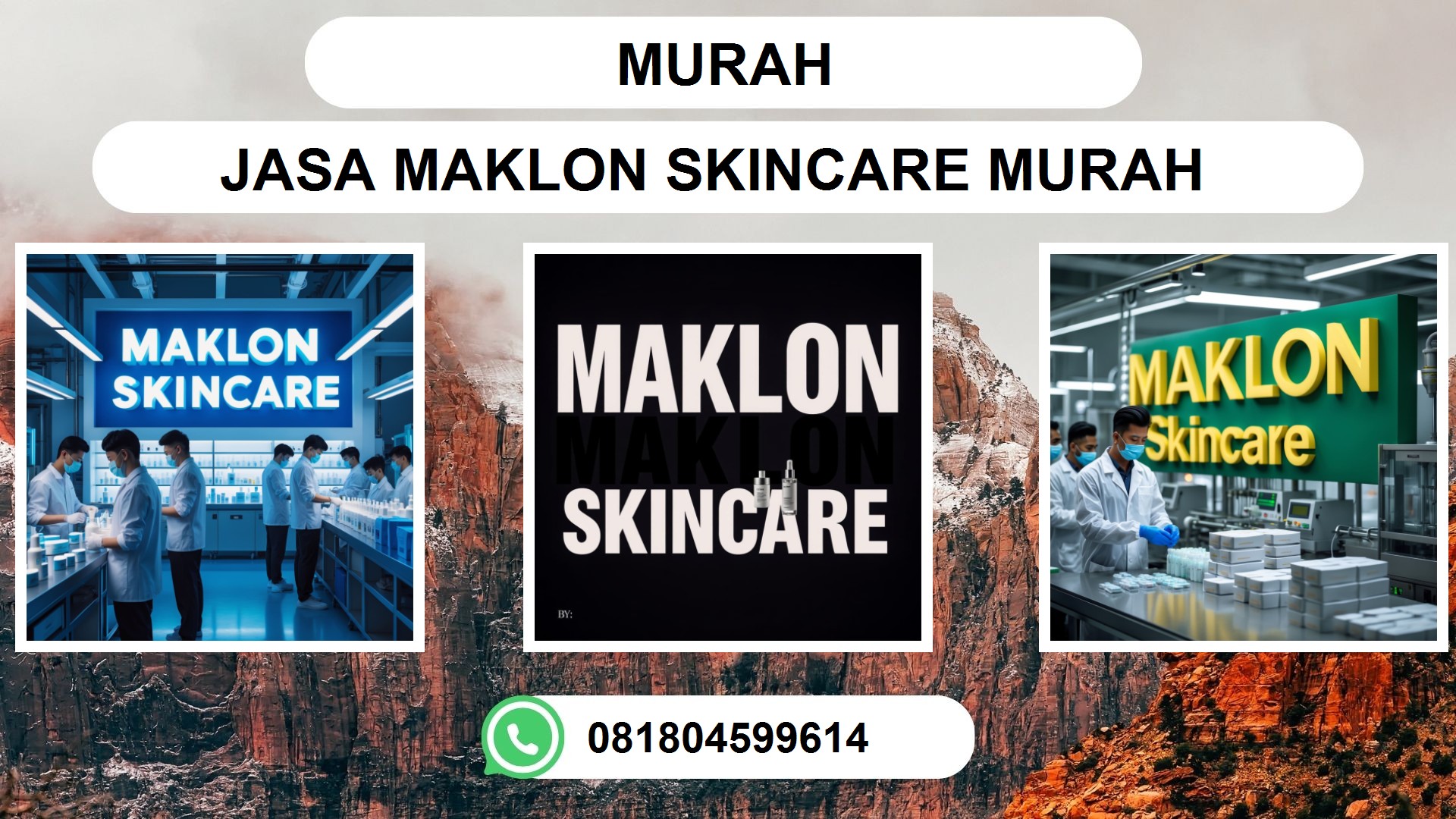 Jasa Maklon Skincare yang Terpercaya di Jakarta, Bogor, Tangerang