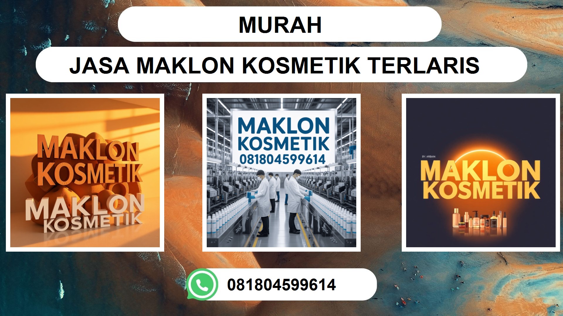 Jasa Maklon Kosmetik Murah di Medan, Surabaya, Malang