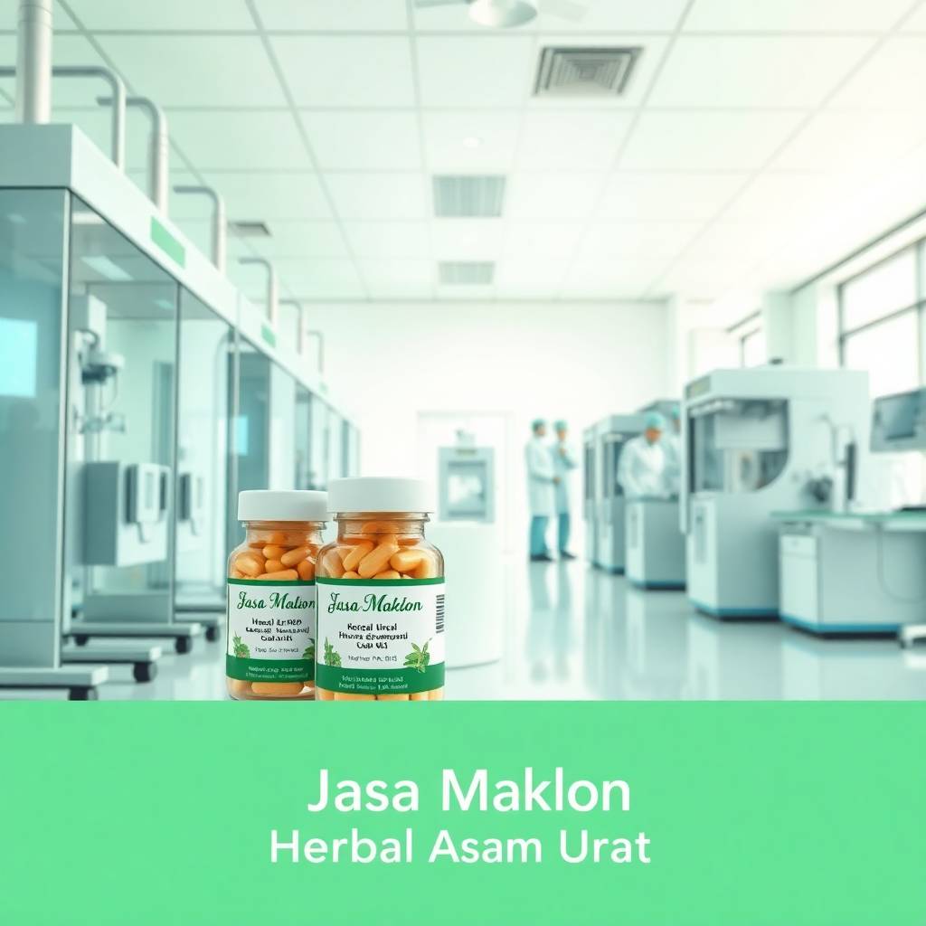 Maklon Obat Herbal Asam Urat dengan Sistem Manufaktur Higienis dan Terstandar