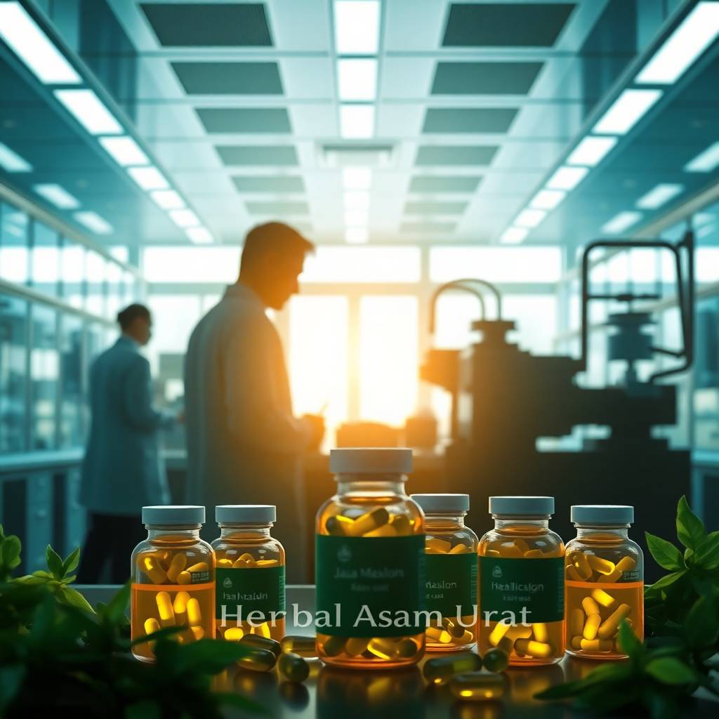 Maklon Obat Herbal Asam Urat dengan Sistem Manufaktur Higienis dan Terstandar