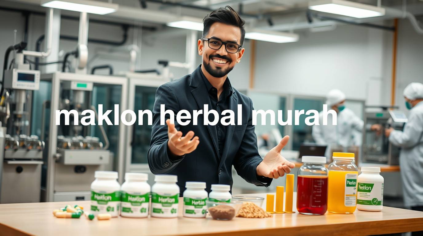 Jasa Maklon Herbal Untuk Skala Kecil hingga Besar Dengan Harga Terjangkau 2026