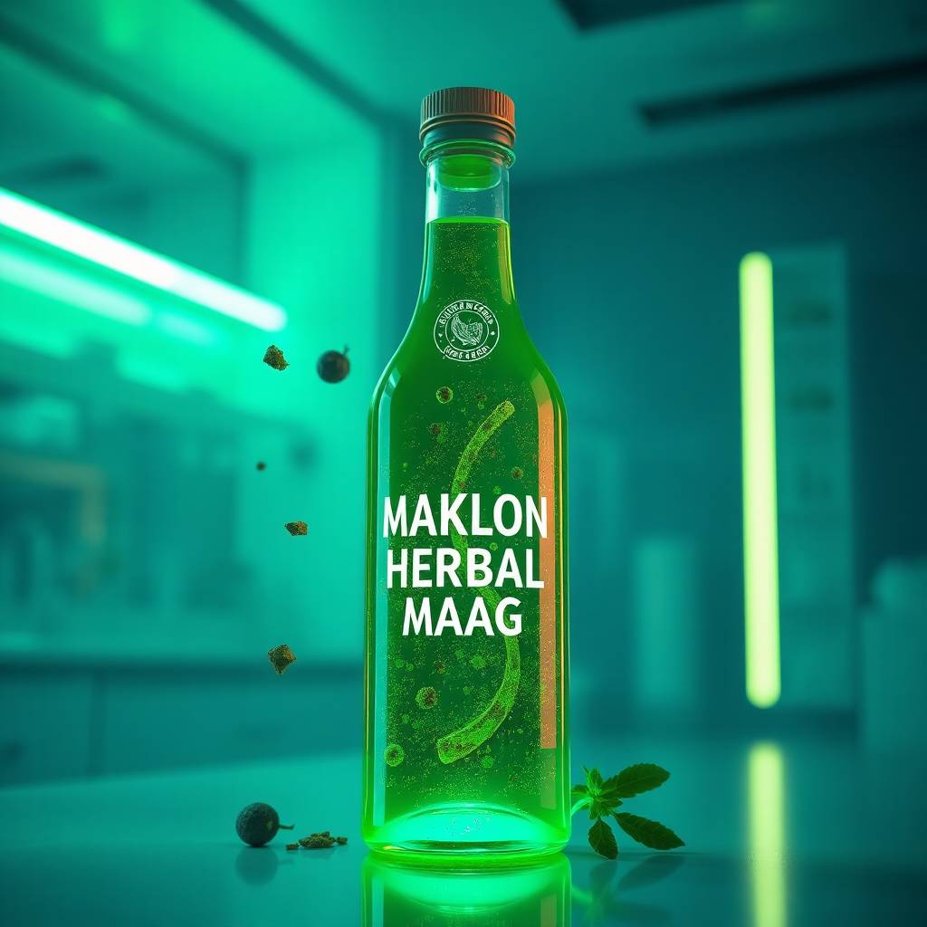 Jasa Maklon Cairan Obat Dalam Herbal Maag dengan Kemasan Botol Modern