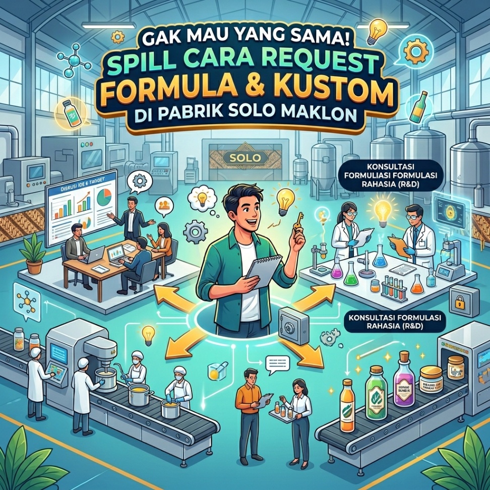 Pilih Pabrik Maklon di Solo untuk Produk Custom: Keunggulan & Diferensiasi untuk Menciptakan USP yang Unik