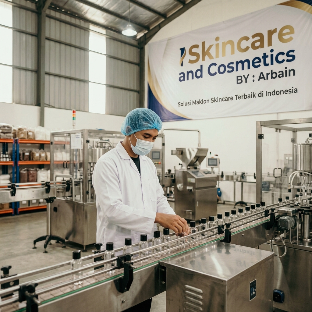 Jasa Maklon Skincare dan Kosmetik yang Aman dan Terpercaya - Pabrik Maklon Arbain