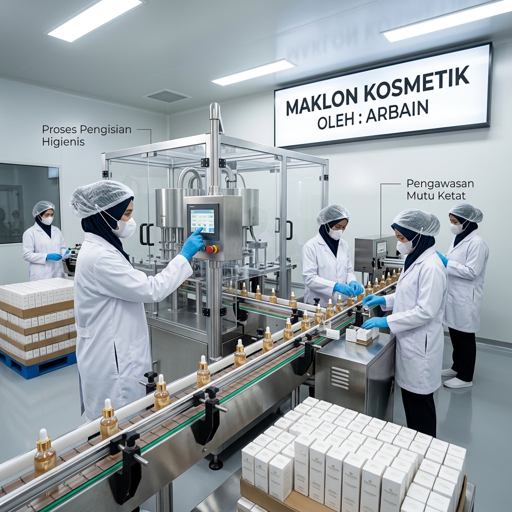 Pesanan yang Aman: Cara Menggunakan Jasa Maklon Kosmetik di PT Arbain Jaya Investama 081804599614
