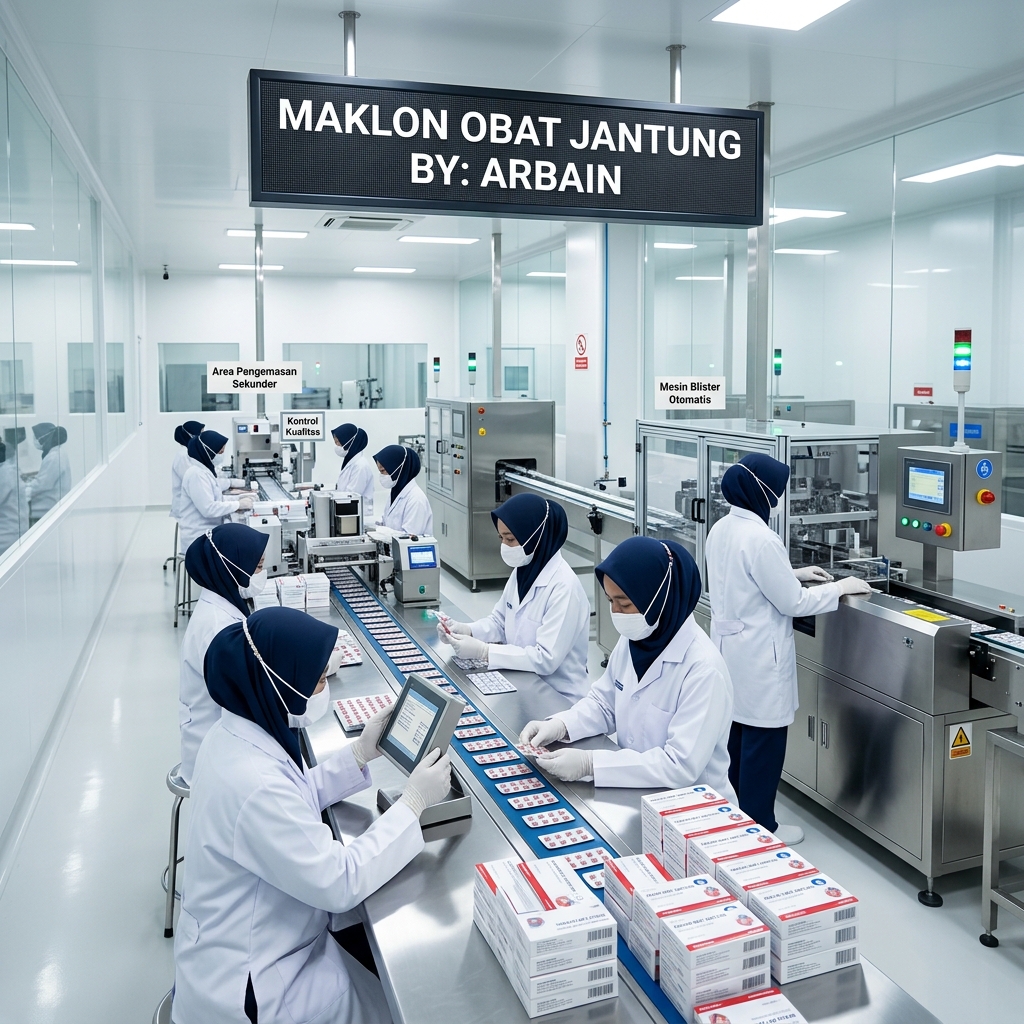 Mana Jasa Maklon Terbaik untuk Membantu Mengatasi Masalah Obat Jantung yang Memenuhi Syarat BPOM dan Halal MUI?