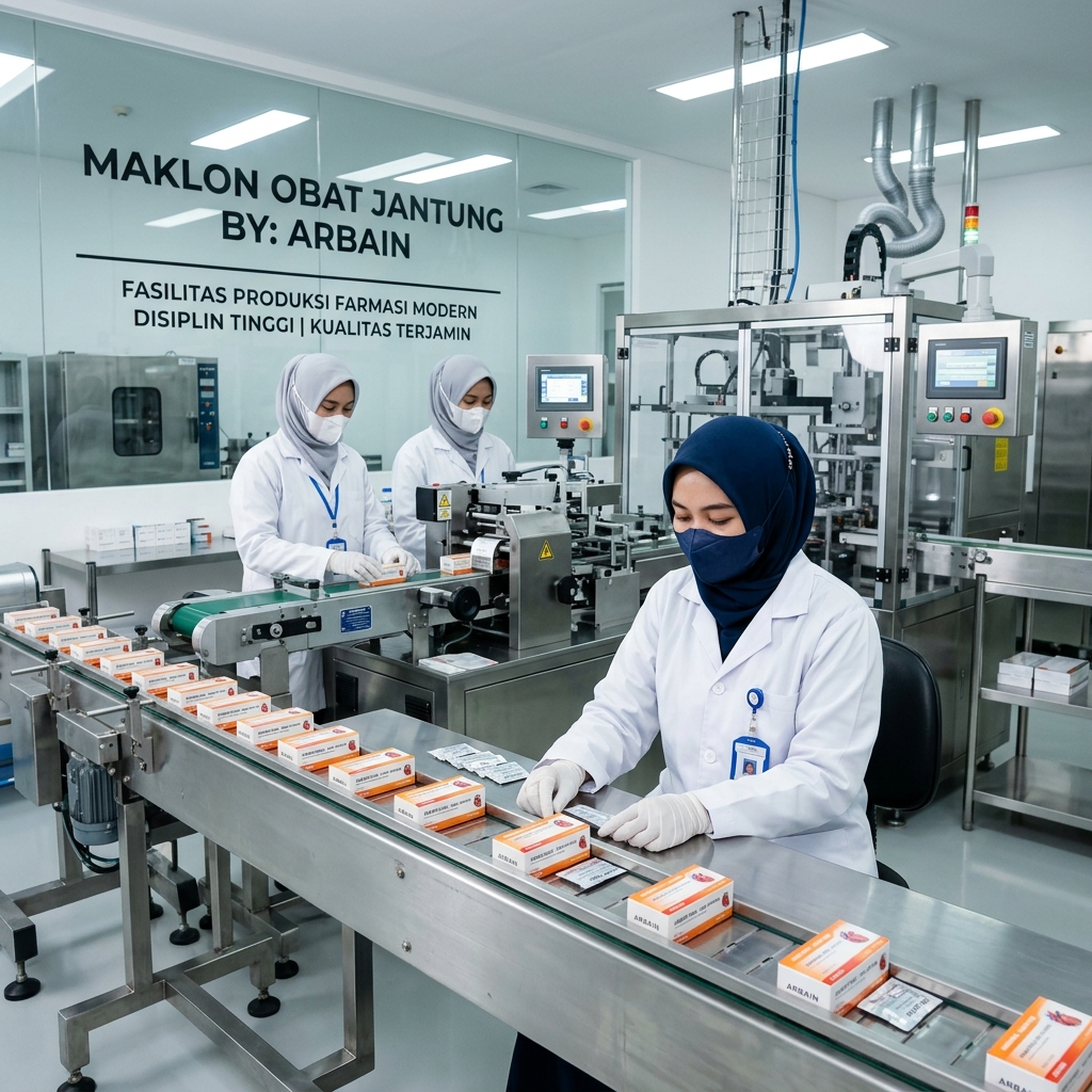 Kunci Kesuksesan di Dunia Maklon Obat Jantung: Mengapa Pabrik Maklon Arbain adalah Pilihan Terbaik Anda