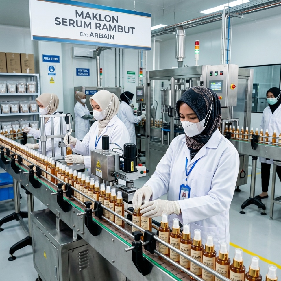Manfaat Membuat Serum Rambut Sendiri dengan Spesialis Maklon Serum Rambut PT Arbain Jaya Investama 081804599614