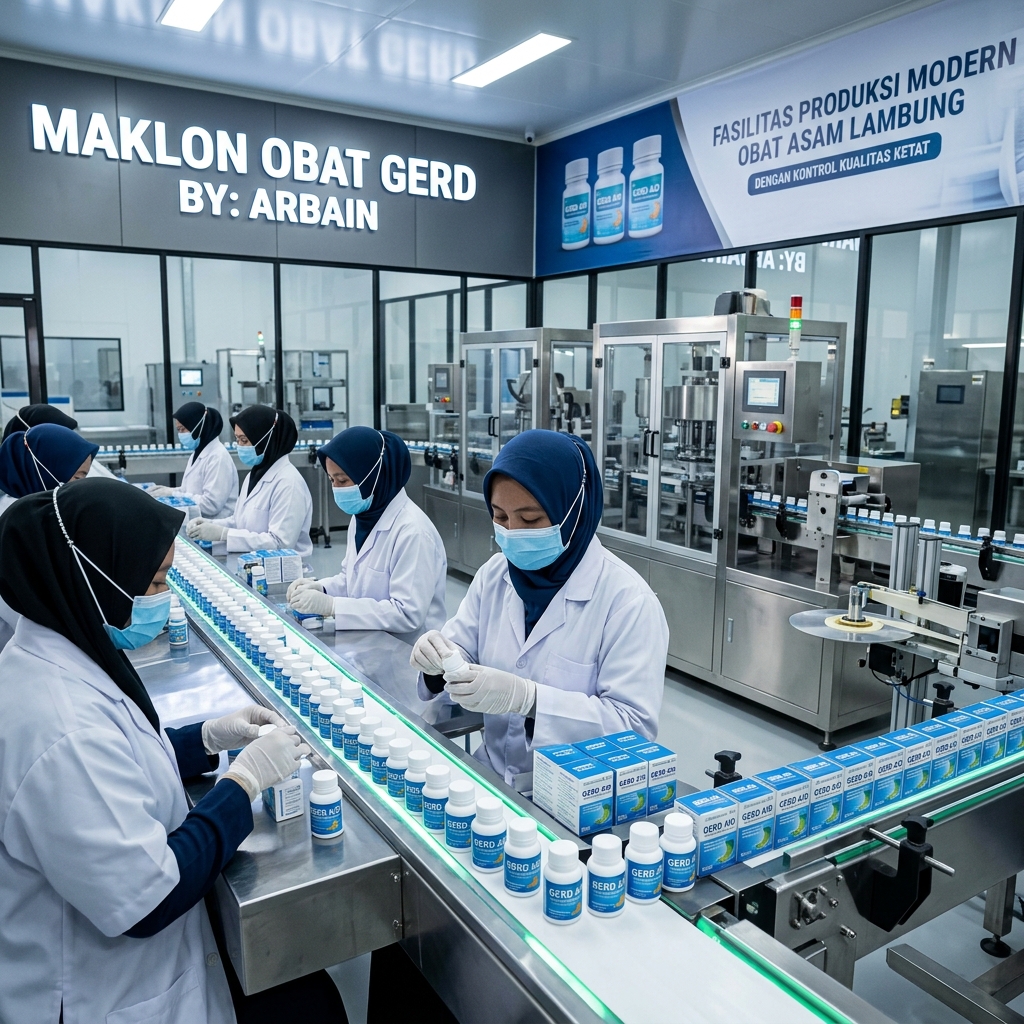 Keunggulan Pabrik Arbain dalam Membuat Obat Asam Lambung/GERD yang Berkualitas Tinggi