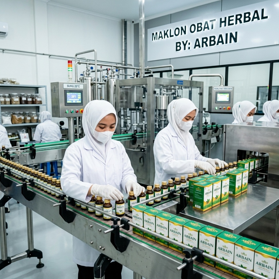 Rekomendasi Pabrik Maklon Obat Herbal BPOM & Halal MUI Terbaik di Indonesia: PT Arbain Jaya Investama