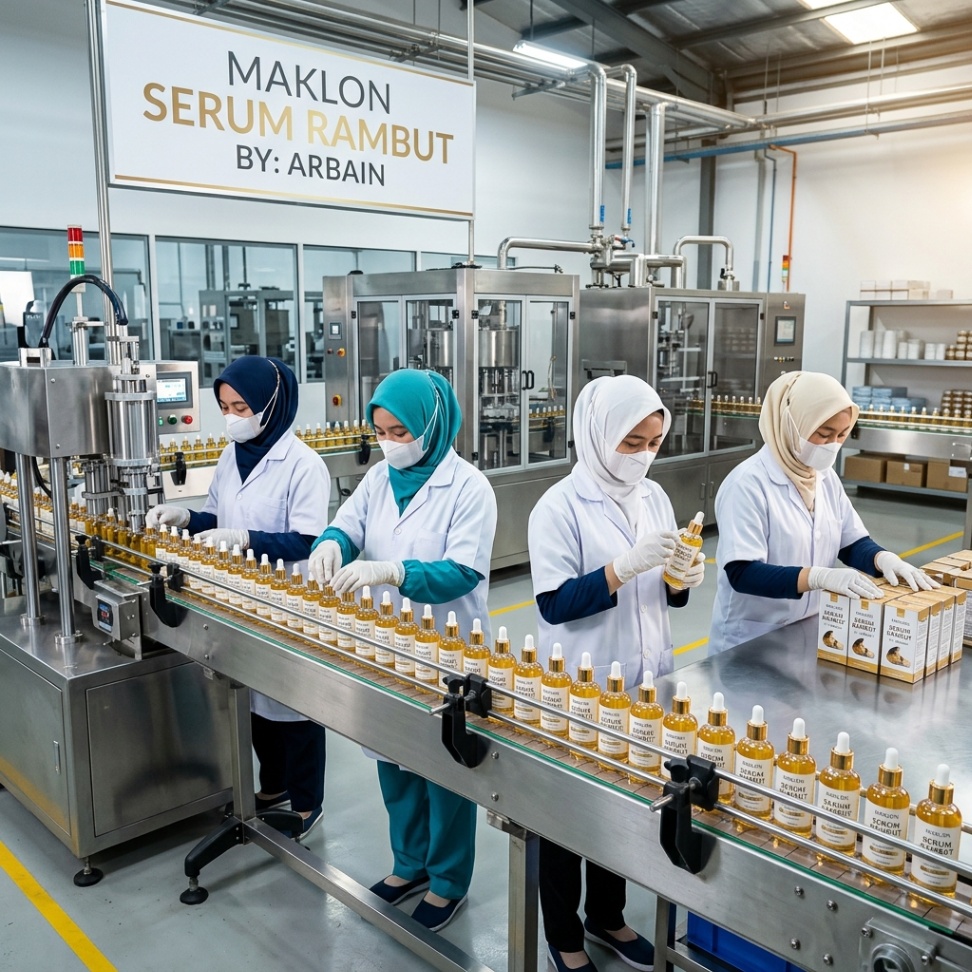 Cara Pesan Maklon Serum Rambut dengan Keamanan Formula yang Tidak Diragukan di PT Arbain Jaya Investama 081804599614
