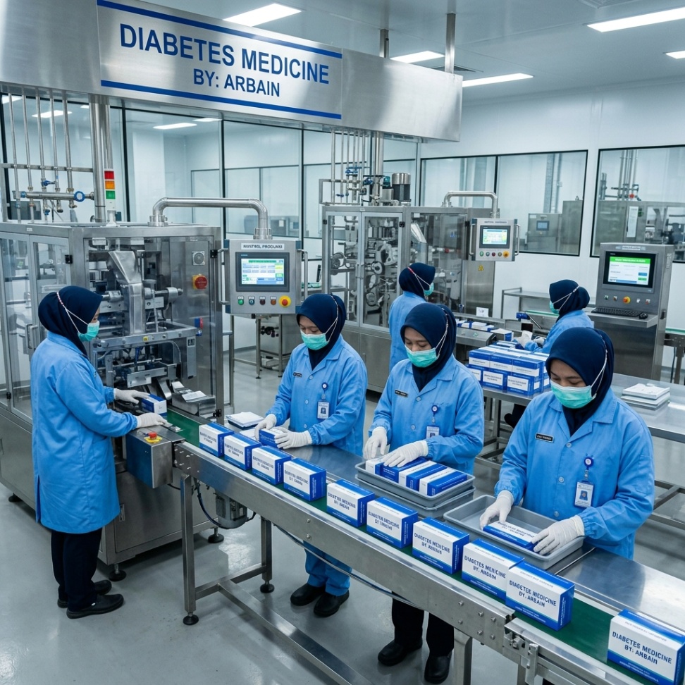 Pabrik Maklon Arbain - Jasa Maklon Obat Diabetes Terpercaya