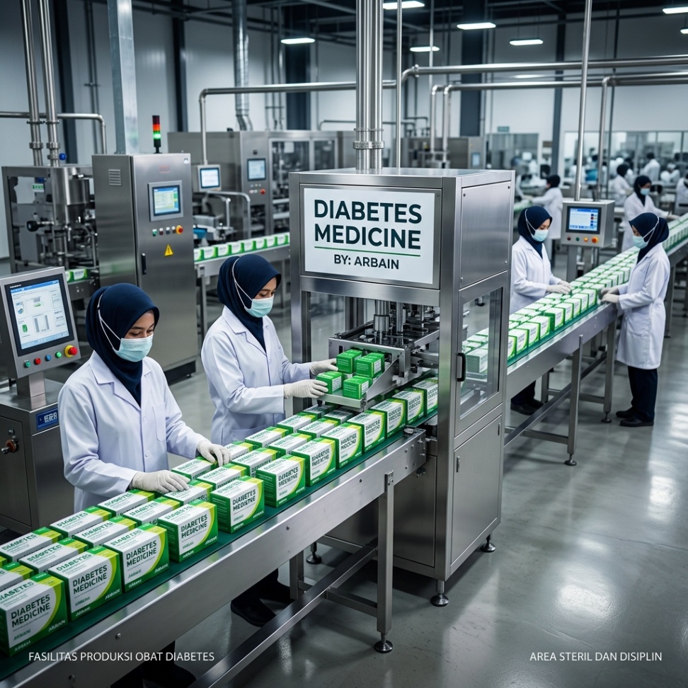 Panduan Memilih Pabrik Jasa Maklon Obat Diabetes - Pabrik Maklon Arbain