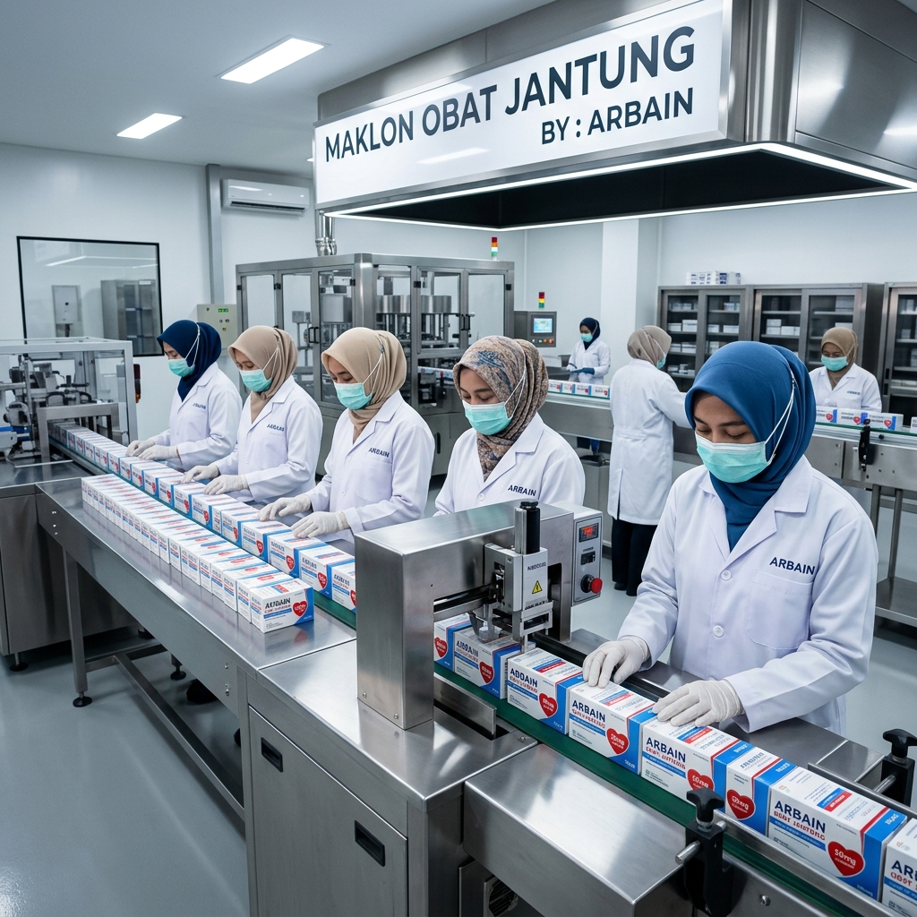 Jasa Maklon Obat Jantung di PT. Arbain Jaya Investama: Cara Pesan yang Aman + Alur Order