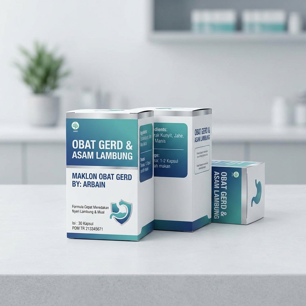 Pabrik Maklon Arbain: Rekomendasi Jasa Pembuatan Obat Asam Lambung / GERD yang Handal dan Profesional