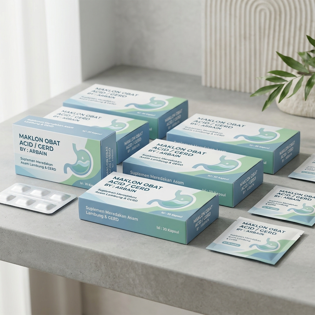 Maklon Obat Asam Lambung / GERD: Pabrik Profesional untuk Bisnis Kosmetik Anda