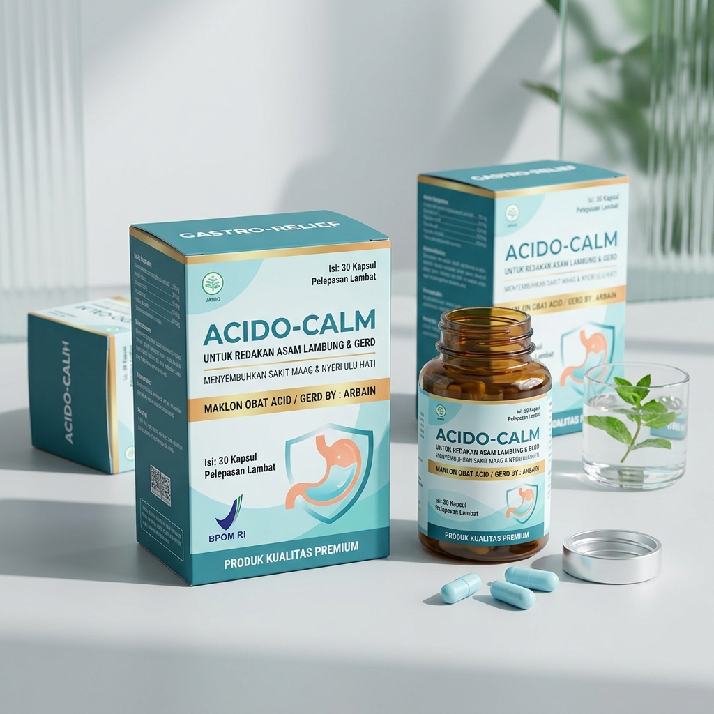 Bandakan Maklon Obat Asam Lambung / GERD di Pabrik Maklon Arbain vs Alternatif Lain