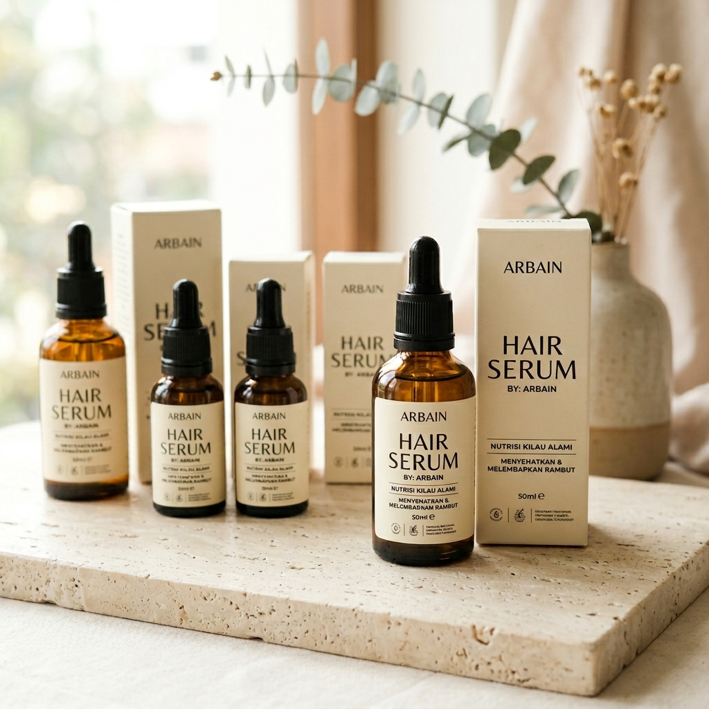 Pabrik Maklon Arbain: Cara Pesan yang Aman + Alur Order untuk Serum Rambut BPOM & Halal