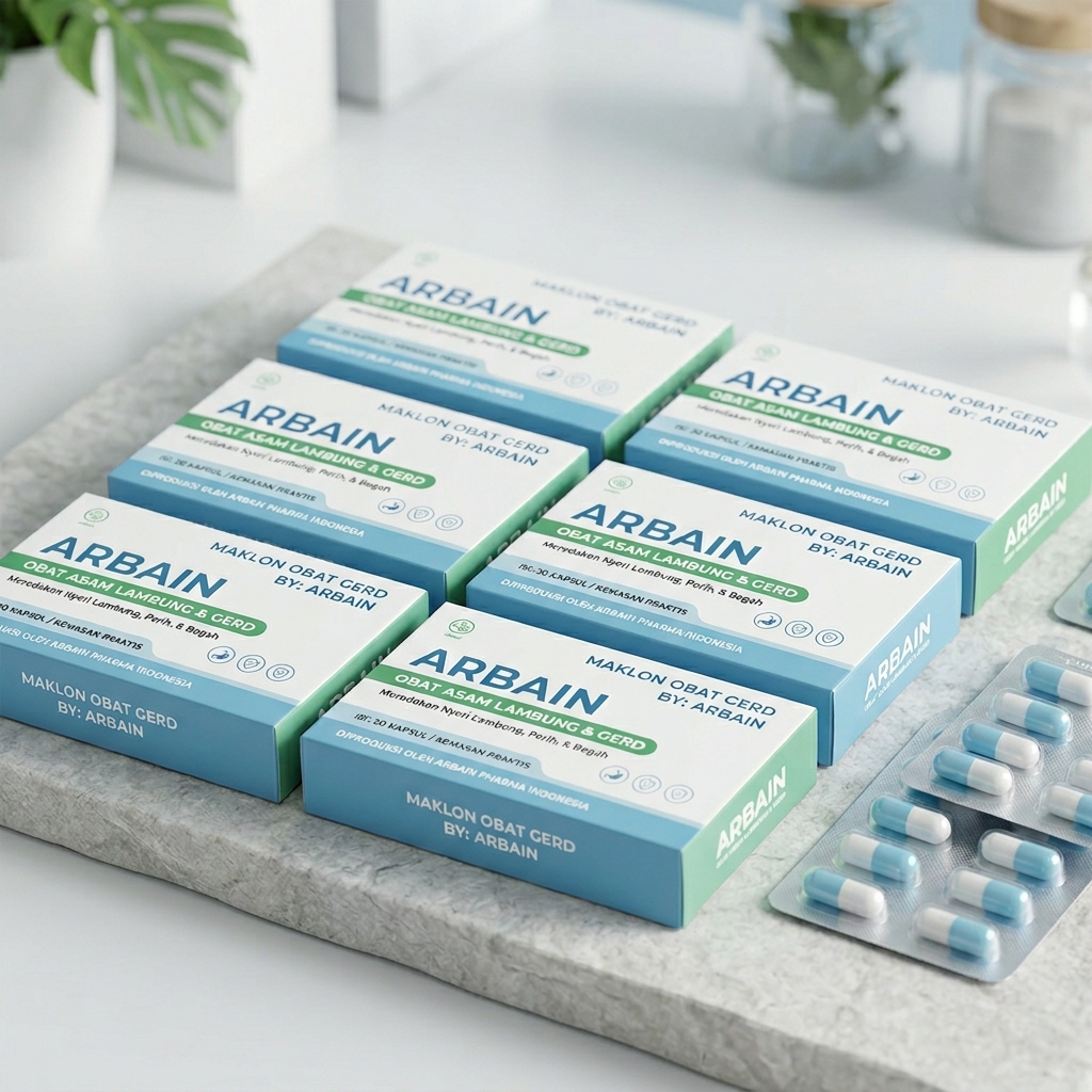 Pesan Maklon Obat Asam Lambung/Gerd yang Aman dan Efektif dengan PT Arbain Jaya Investama
